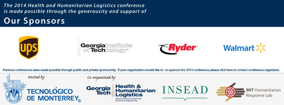 We would like to thank our sponsors for making the conference possible.