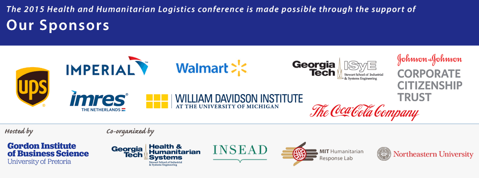 We would like to thank our sponsors for making the conference possible.
