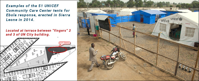 Photo of Ebola Community Care Center in Sierra Leone