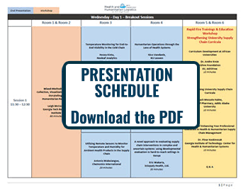Download the Presentation Schedule