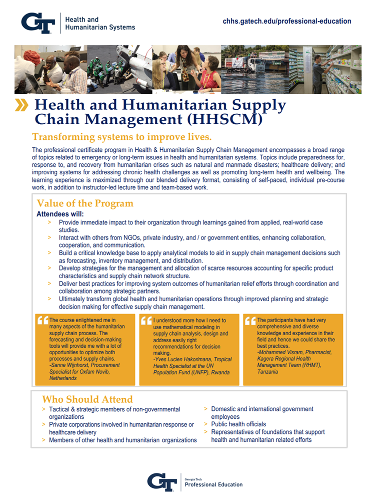 HHSCM Flyer