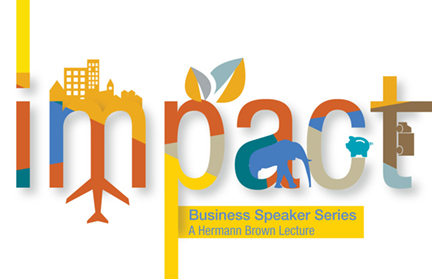 Impact Business Speaker Series imagery/banner