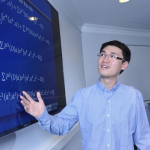 Recent ISyE Ph.D. student Can Zhang. Zhang is now an assistant professor at Duke University's Fuqua School of Business.