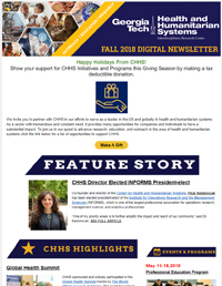 Fall 2018 newsletter